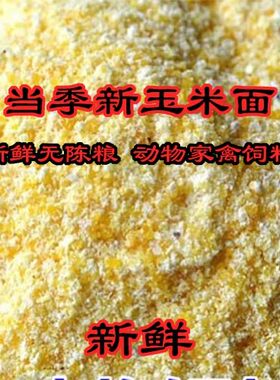新鲜玉米粉苞米饲料100斤批发装