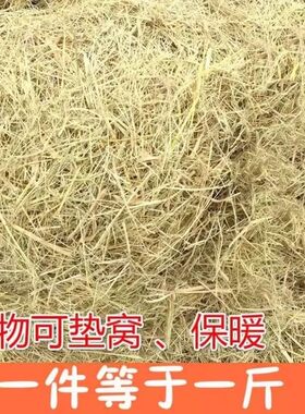 干稻草干草垫料东北产地天然保暖