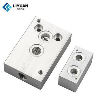 410板立式 4M210 310 底座 电磁阀气缸固定安装 2637050 2636000