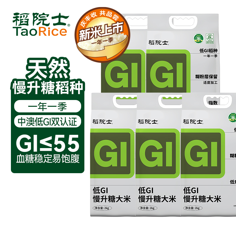 【低GI稻种】稻院士低gi大米10kg