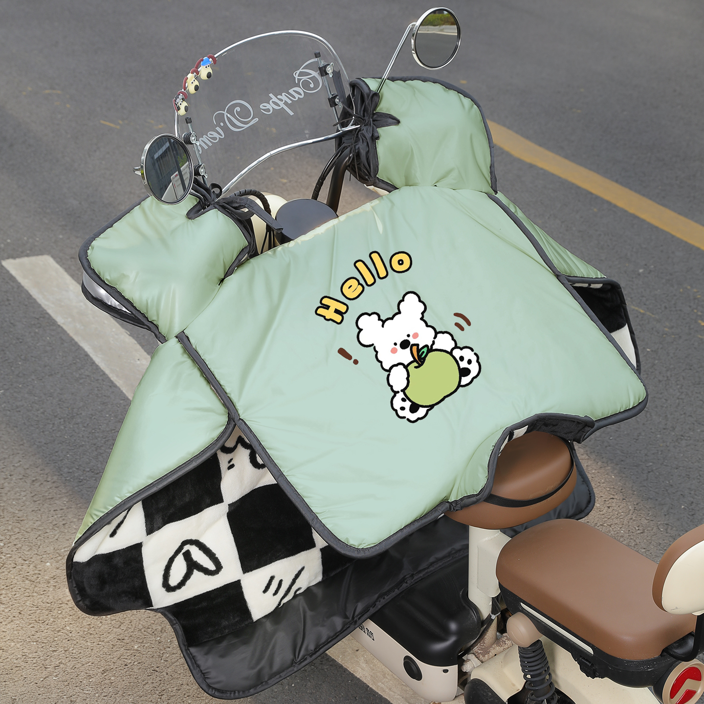 优质法兰绒内里+羽绒皮面料