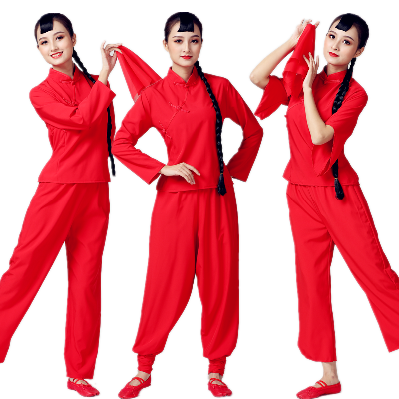 九儿同款演出服红高粱舞蹈服