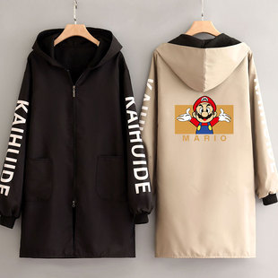 2023新款 外套秋冬外穿简约女围裙定制印字 加绒工作罩衣男正穿时尚