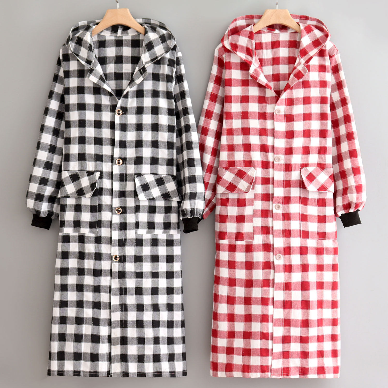 新款长袖加长布料围裙简约工作服外穿女日式加大耐磨罩衣正穿外套,家庭/个人清洁工具,围裙,淘宝优惠券,粉丝福利购,淘宝优惠卷