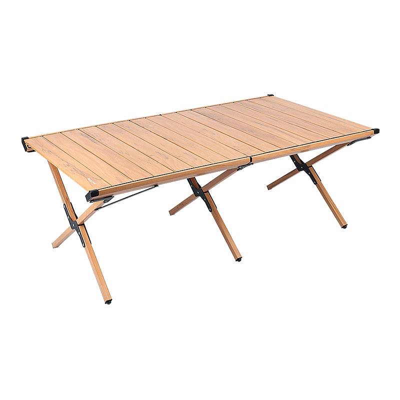 厂户外餐桌椅露营折叠桌便携铝合金蛋卷桌折叠野营桌子