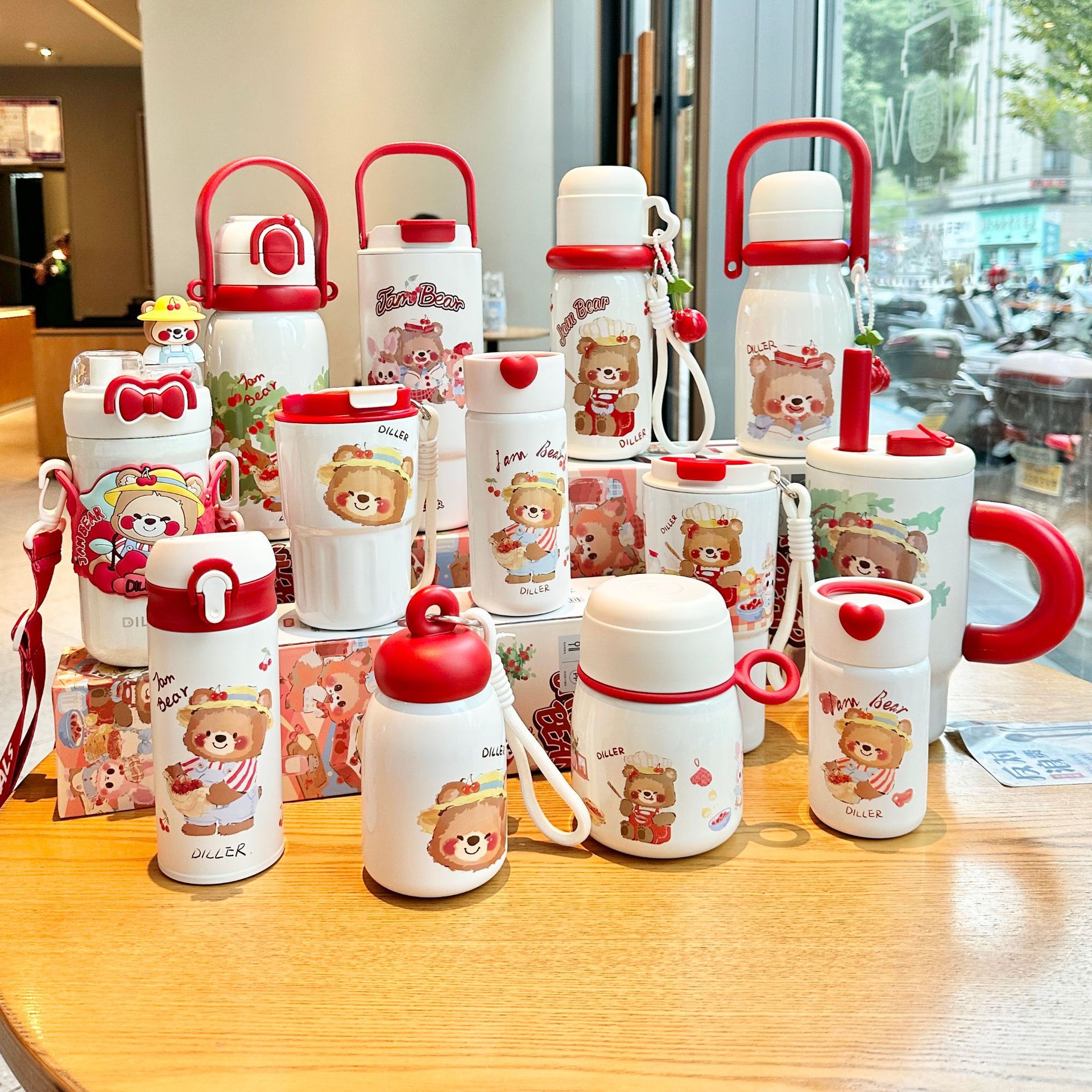 库洛米儿童保温杯女2025新款高颜值学生上学专用外出吸管水杯