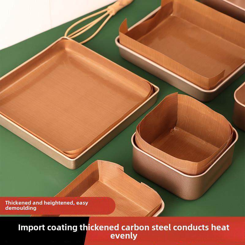 28X28烤盘矩形蛋糕卷模具毛巾卷饼干烤箱家用工具烘烤不粘锅高