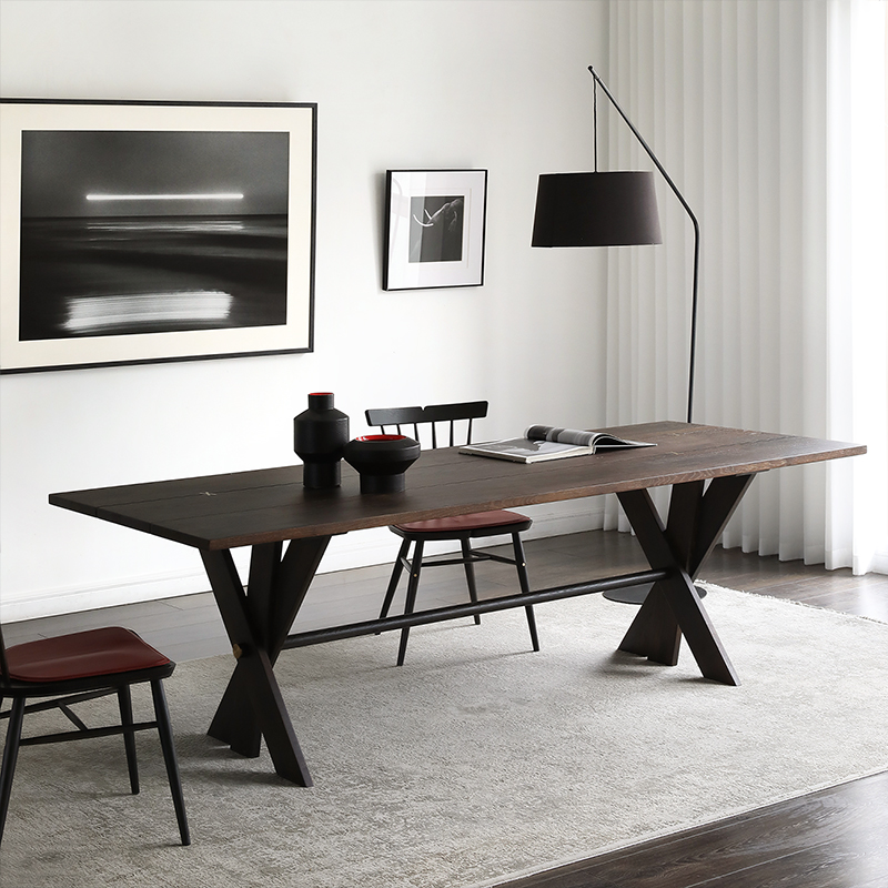 艺术符号/北欧表情英国Root Branch/复古侘寂/HEX橡木餐桌大尺寸