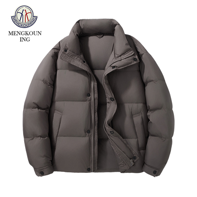 蒙口宁羽绒服男冬2025新款防风保暖冲锋衣加厚休闲外套潮加厚外套