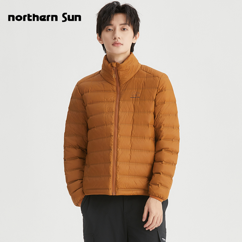 诺思山防泼水白鸭绒轻薄羽绒服