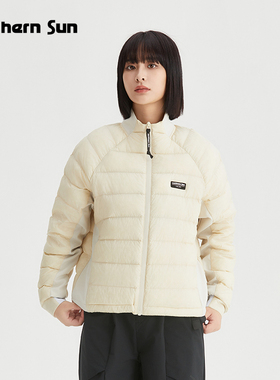 诺思山户外羽绒服650蓬女冬鸭绒防风防泼水抗寒短保暖外套3684