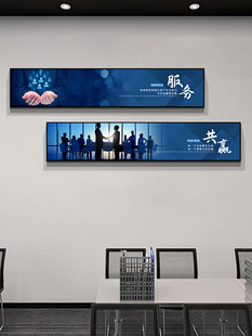 办公室励志标语挂画公司形象墙装饰企业走廊会议室团队文化墙挂画