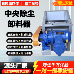 中央除尘卸料器锁气卸灰装置防堵卸灰阀闭风器下料器星型卸料器