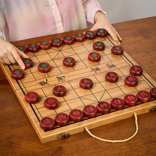 中国象棋带手提便携折叠棋盘