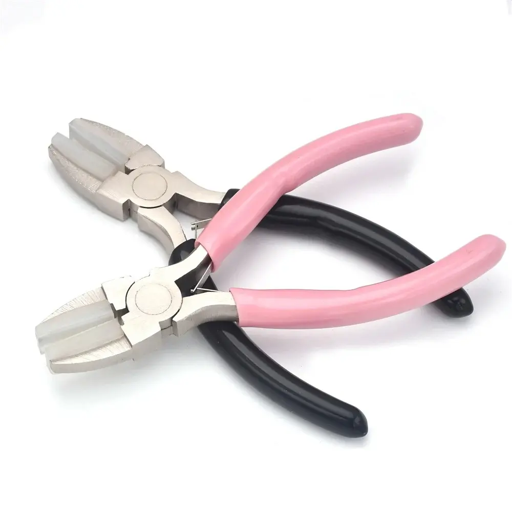 尼龙钳 塑料钳子塑嘴头拉金属线饰品不伤绕线夹持工具Nylon Plier
