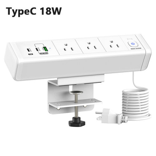 美规3电源桌面排插USB65W