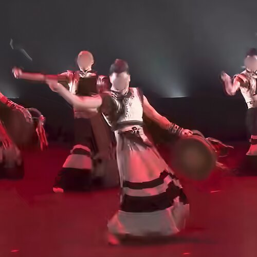《彝歌》男子群舞量身定制服装