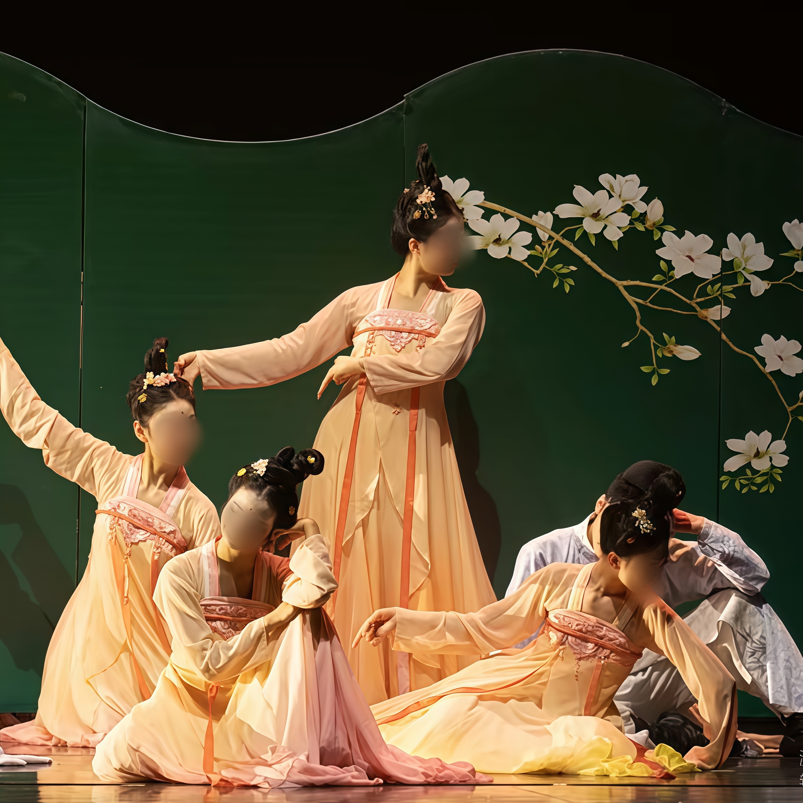 《春和景明》古典舞舞蹈服