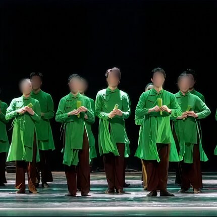 古典舞女子群舞《松》同款舞蹈演出表演服专业定制练功服