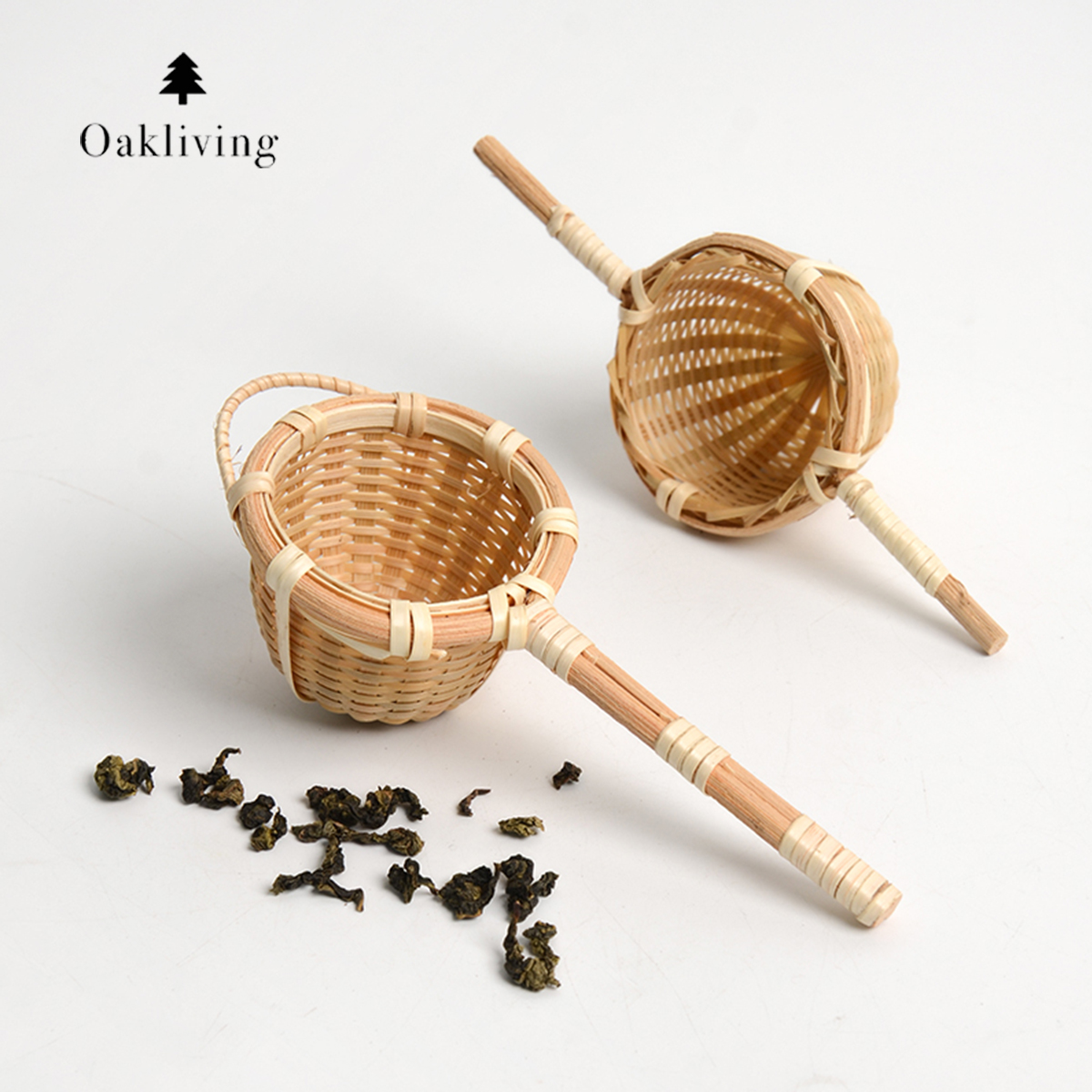 oakliving茶漏竹编手工编织