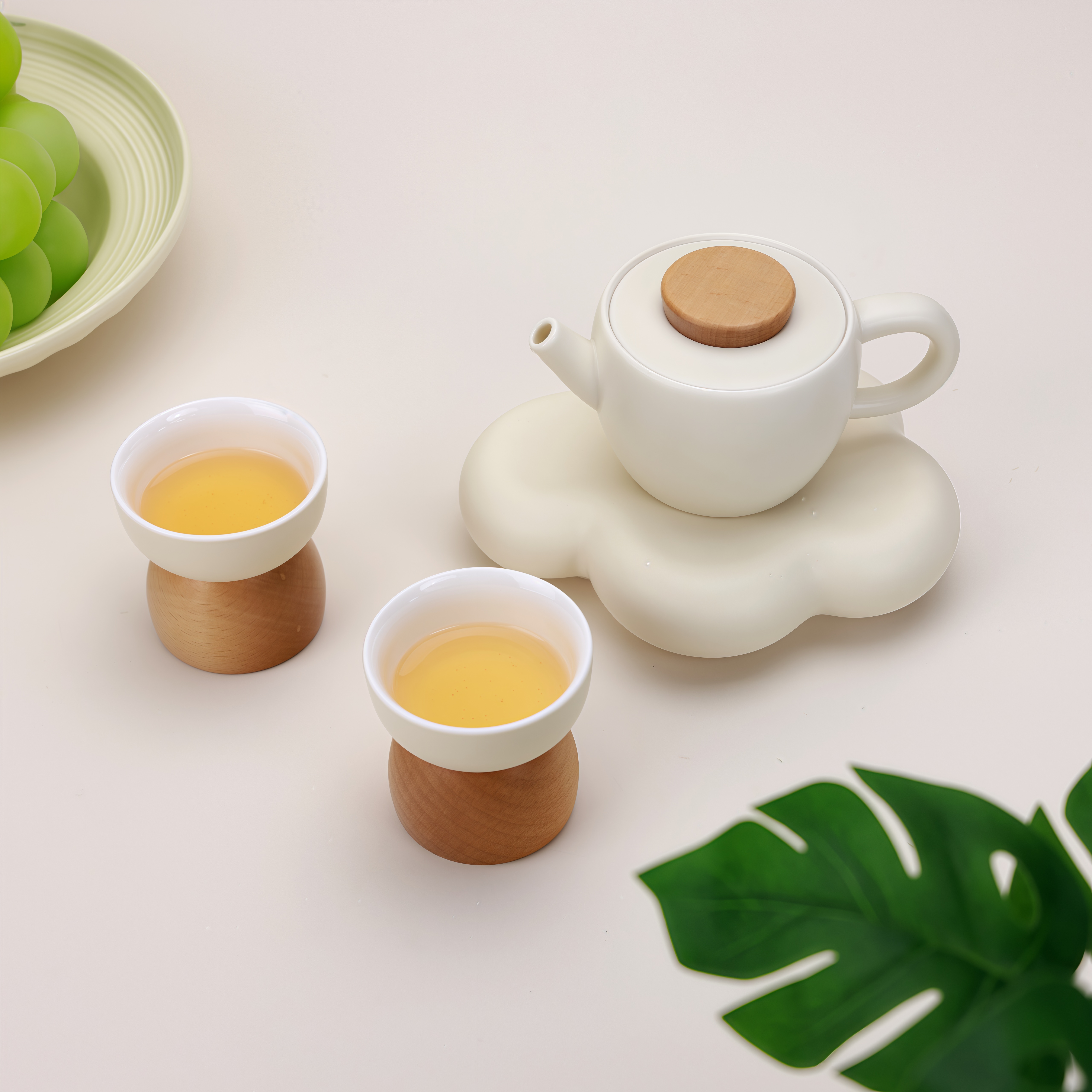 Oakliving奶油风陶瓷茶具礼盒