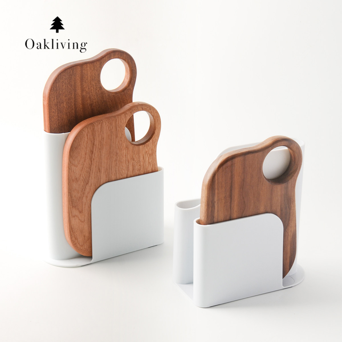 oakliving家用简约ins风砧板收纳架厨房整理菜板架锅盖架桌面收纳,餐饮具,餐具笼/架,淘宝优惠券,粉丝福利购,淘宝优惠卷