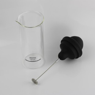 家用打蛋器电动打奶器手持迷你搅拌器打奶泡机器带玻璃杯卡纳同款