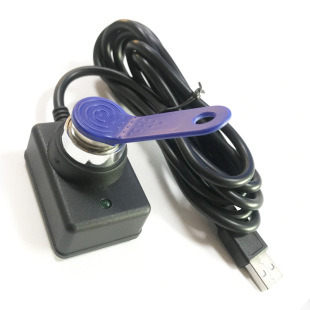 USB口磁性TM钥匙读取器IButton DS1990标签IButton 读卡器