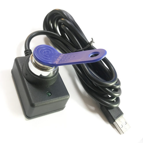 USB口磁性TM钥匙读取器IButton DS1990标签IButton 读卡器