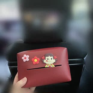 Car creative on-board suction box for paper napkin box car