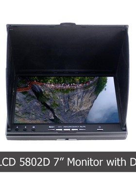 LCD5802D LCD5802S 5802 5.8G 40CH 7 Inch Raceband FPV Monitor