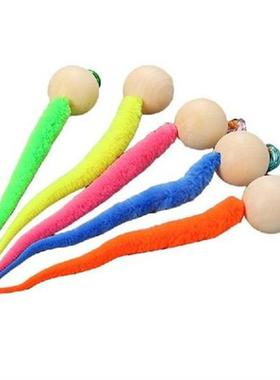 Roller Worm Cat Toy Safe Cat Worm Toy With Crinkle Balls