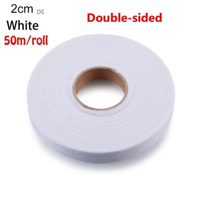 New 50m Double-Sided Wonder Web Iron On Hemming Tape 1/1.5/2