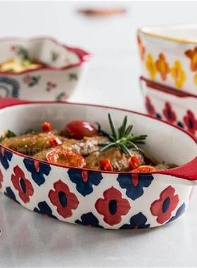 Nordic Ceramic Baking Dish Roasting Lasagna Pan