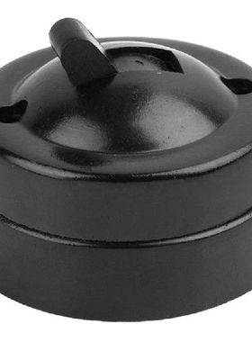 6Pcs Retro Toggle Switch Flat Round Surface Mounted Single