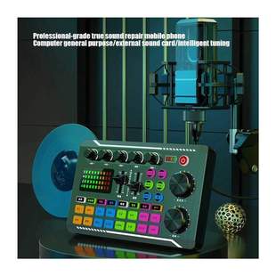 Live External Sound Card, Bluetooth 5.0 Voice Changer, 16 Ty