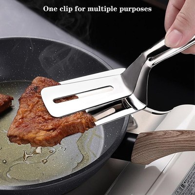 Home Pizza Steak Food Clamp BBQ Clip Grilled Fish Spatula Ki