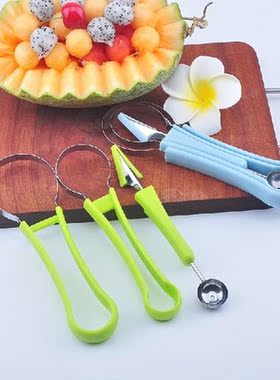 3 In 1 Watermelon Ice Cream Ball Scoop Spoon Baller DIY