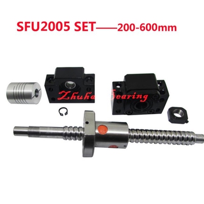 SFU2005 SET: End Machined SFU2005 Length 200/250/300/350/400