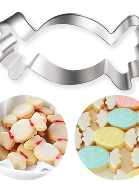 3D Metal Stainless Steel Cookie Cutter Christmas Candy Shape