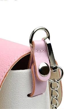 2Pcs Colorful Faux Leather Hook Clips Closure Attachment