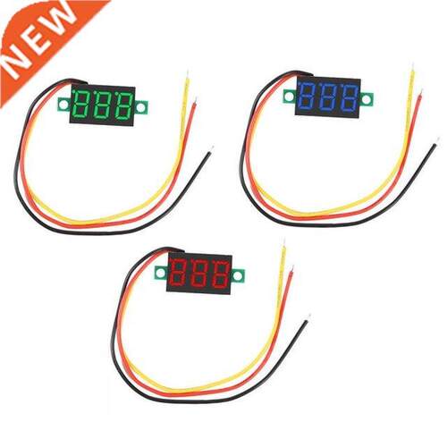 0.36 inch Voltage DC 0-100V 3-Wire Gauge Meter Good Sta