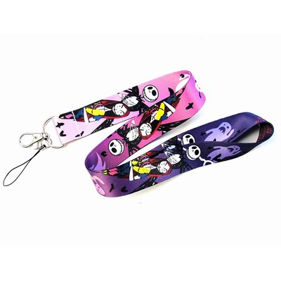 Cartoon The Nightmare Before Christmas Key Lanyards Neck Str