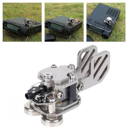 Steel Portable HF Shortwave Automatic CW Morse Code With Mag