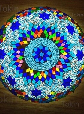 Newest Turkish mosaic ceiling Lamp vintage art deco Handcraf