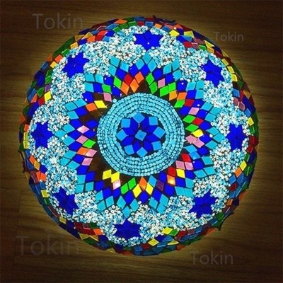 Newest Turkish mosaic ceiling Lamp vintage art deco Handcraf