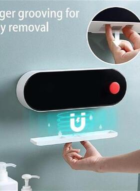 Wall Mounted Holder Punch Free Hotel Dorm Bathroom Washroom