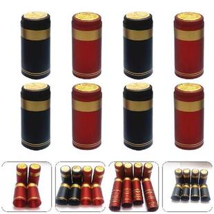 200 Pcs Shrink Bottle Sleeves Bottle Sealer Covers Shrink