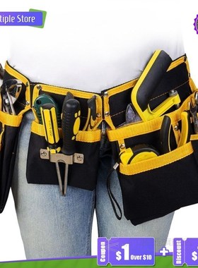Oxford Cloth Multi-functional Electrician Tools Bag Waist Po