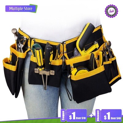 Oxford Cloth Multi-functional Electrician Tools Bag Waist Po